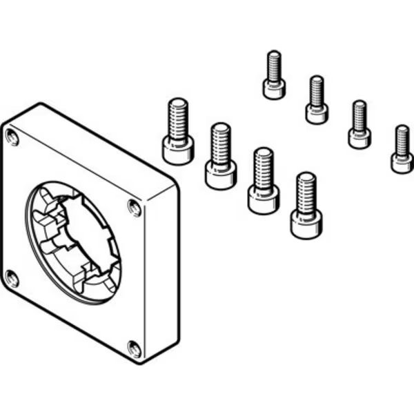 Motor Flange EAMF-A-44A/B/C-67A-S1, Festo, Mfr#: EAMF-A-44A/B/C-67A-S1